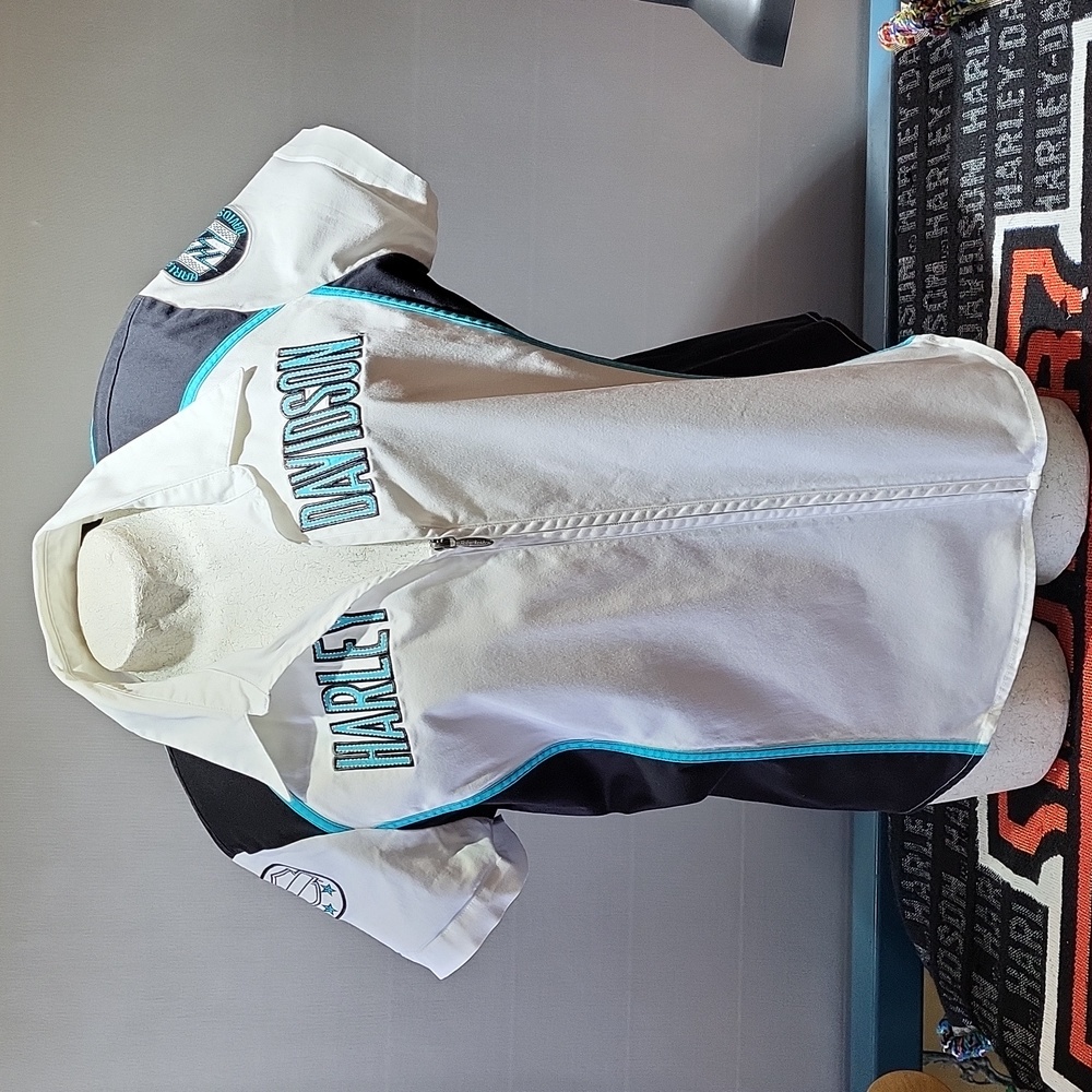 Harley Davidson zippered shirt